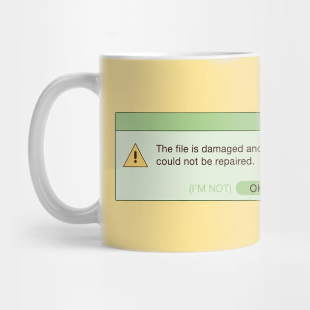 Damaged File Error Notification (Green) by lexa-png